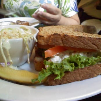 Famous Toastery - Chicken salad sandwich and coleslaw. - Breakfast & Brunch Near Me - Davidson, North Carolina Famous Toastery - Chicken salad sandwich and coleslaw. - Breakfast & Brunch Near Me - Davidson, North Carolina