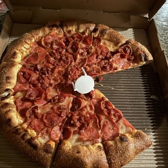 Pizza Guys - Pepperoni Trio Stuffed Crust pizza - Pizza Near Me - Bakersfield, California Pizza Guys - Pepperoni Trio Stuffed Crust pizza - Pizza Near Me - Bakersfield, California