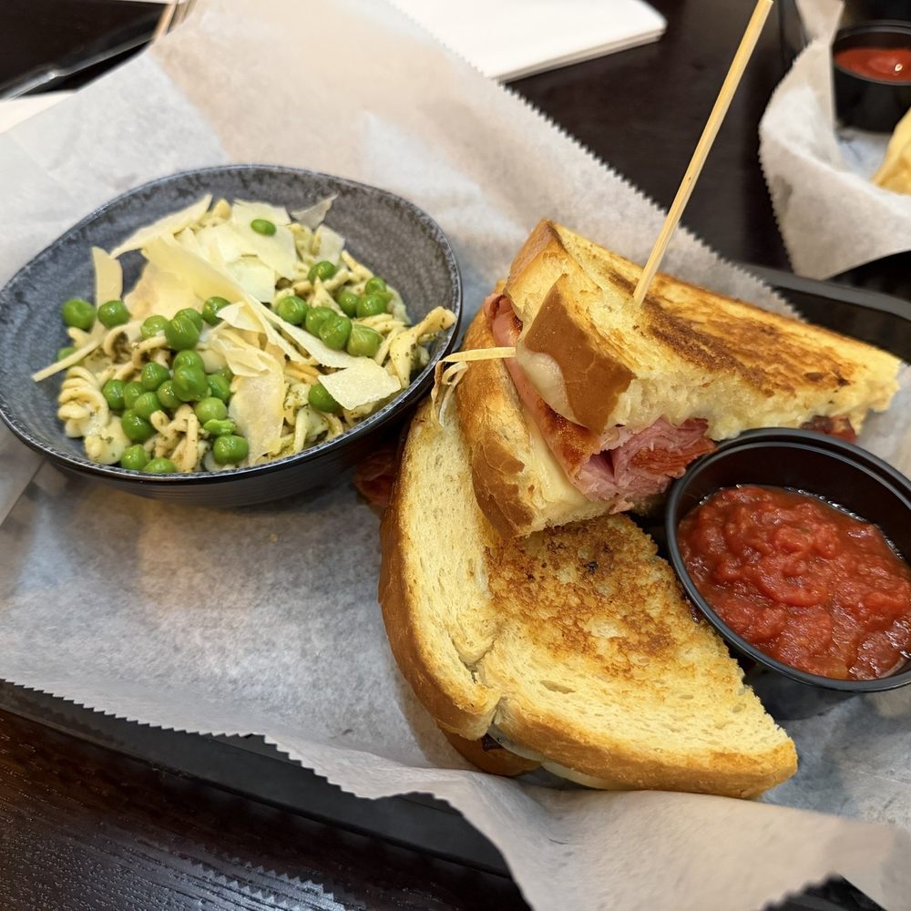 Boulder’s Bar & Grill - De Joey Grilled Cheese & Pesto Pasta Salad - Salad Near Me - High Point, North Carolina Boulder’s Bar & Grill - De Joey Grilled Cheese & Pesto Pasta Salad - Salad Near Me - High Point, North Carolina