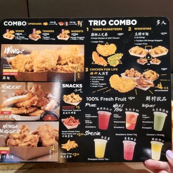 Monga Fried Chicken - Menu - Taiwanese Near Me - Toronto, Ontario
