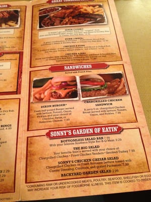 Menu photo 4 Sonny's BBQ Orange Park, FL