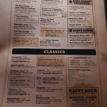 The Function - Menu - Comedy Clubs Near Me - San Francisco, California The Function - Menu - Comedy Clubs Near Me - San Francisco, California