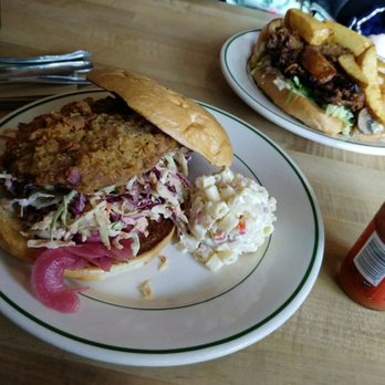 The Butchers Son - Vegan Al steak and potatoes fried vegan chicken w macaroni salad potato and potato salads - Salad Near Me - Berkeley, California The Butchers Son - Vegan Al steak and potatoes fried vegan chicken w macaroni salad potato and potato salads - Salad Near Me - Berkeley, California
