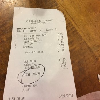 The Deli Planet - Charged extra for getting other than fries SMH! - Sandwiches Near Me - Wichita Falls, Texas The Deli Planet - Charged extra for getting other than fries SMH! - Sandwiches Near Me - Wichita Falls, Texas