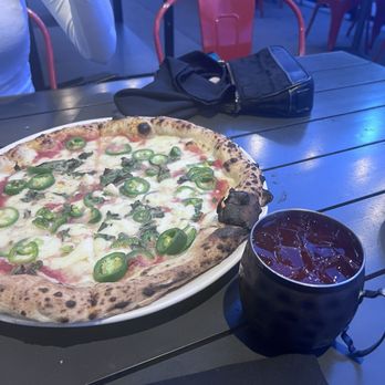 Cane Rosso - Margherita pizza with fresh jalapeños - Pizza Near Me - Frisco, Texas