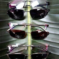 Drill through eyewear with magnetic sun clips.