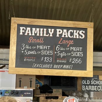 Terry Black's Barbecue - Menu as of August 2022 - Barbeque Near Me - Austin, Texas