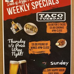 Duke of Argyll Pub - Specials are back