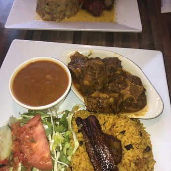 Versace Dominican Restaurant - Ordered the Mufungo pork & oxtail. Everything was great. - Dominican Near Me - Lilburn, Georgia