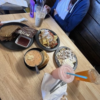 Jack’s Crepes - SQUARE Strawberry Frescante Smoothie - Mango Peach Orange infused redbull - Breakfast & Brunch Near Me - Rock Springs, Wyoming
