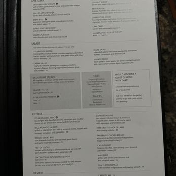 The Steakhouse - Dinner menu - Breakfast & Brunch Near Me - Paso Robles, California
