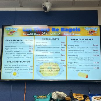Let There Be Bagels - Breakfast specials menu - Bagels Near Me - Port Washington, New York