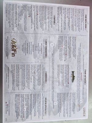 Menu photo 1 WildFin American Grill Tacoma, WA Menu photo 1 WildFin American Grill Tacoma, WA