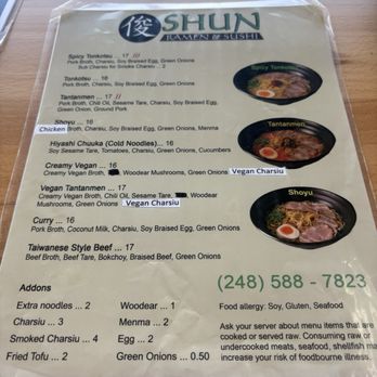 Shun Ramen & Sushi - Ramen Near Me - Madison Heights, Michigan Shun Ramen & Sushi - Ramen Near Me - Madison Heights, Michigan