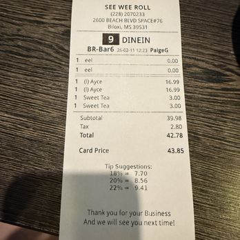 See Wee Roll - Japanese Near Me - Biloxi, Mississippi