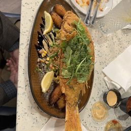 Whole Fried Red Snapper Whole Fried Red Snapper