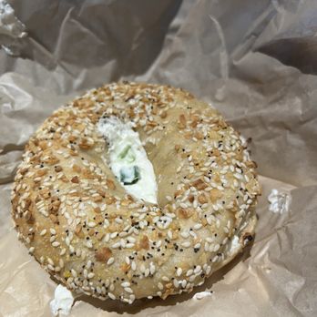 Meshuggah Bagels - Everything with scallions - Seafood Near Me - Kansas City, Missouri Meshuggah Bagels - Everything with scallions - Seafood Near Me - Kansas City, Missouri