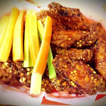 Claw Shack - Wings sampler: honey garlic and spicy honey.  Both really good! - Cajun/Creole Near Me - San Jose, California