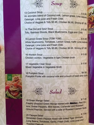 Menu photo 1 Grimsby Thai Restaurant Grimsby, ON Menu photo 1 Grimsby Thai Restaurant Grimsby, ON