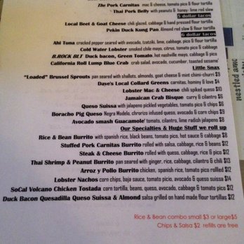 BirdRock Taco Shack - Menu cont. - Tacos Near Me - Bradenton, Florida BirdRock Taco Shack - Menu cont. - Tacos Near Me - Bradenton, Florida