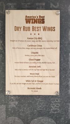 Menu photo 2 Americas Best Wing Dallas, TX Menu photo 2 Americas Best Wing Dallas, TX