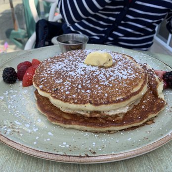 Driftwood Kitchen - Stack of Blueberry Pancakes - Seafood Near Me - Laguna Beach, California Driftwood Kitchen - Stack of Blueberry Pancakes - Seafood Near Me - Laguna Beach, California