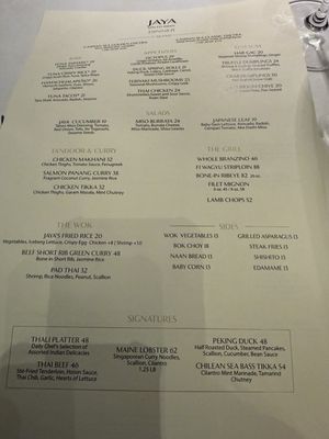 Menu photo 1 Jaya at The Setai Miami Beach, FL