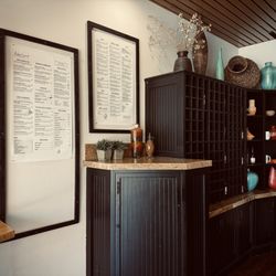 Menu area