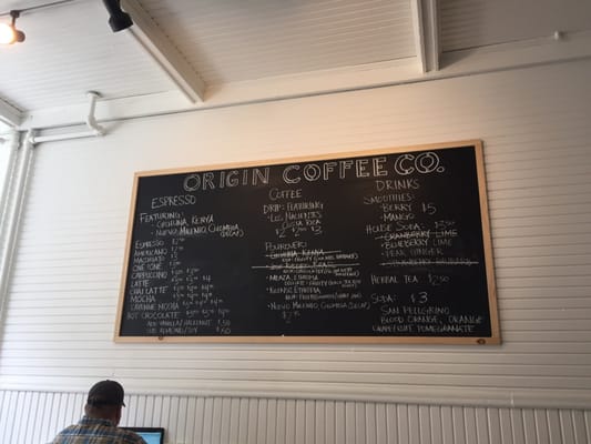 Menu photo 8 Origin Coffee Saranac Lake, NY Menu photo 8 Origin Coffee Saranac Lake, NY