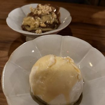 MINARI & The Pikok Lounge - Vanilla with sesame oil and chocolate hazelnut gelato - Korean Near Me - Minneapolis, Minnesota