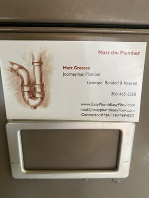 Matt the Plumber