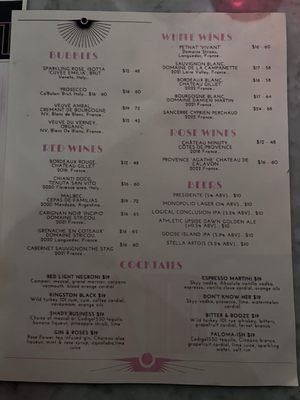 Menu photo 6 Saint New York, NY