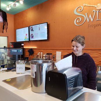 Swirls and Twirls - Cassie at the register, way to go! - Ice Cream & Frozen Yogurt Near Me - Oceanside, New York Swirls and Twirls - Cassie at the register, way to go! - Ice Cream & Frozen Yogurt Near Me - Oceanside, New York