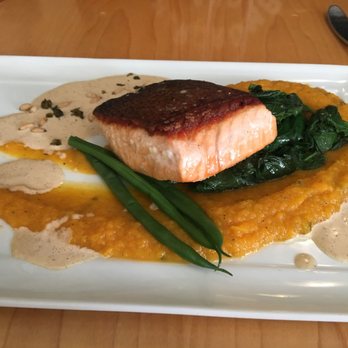 SKADI - Pan roast salmon with lemon brown butter - Modern European Near Me - Mammoth Lakes, California