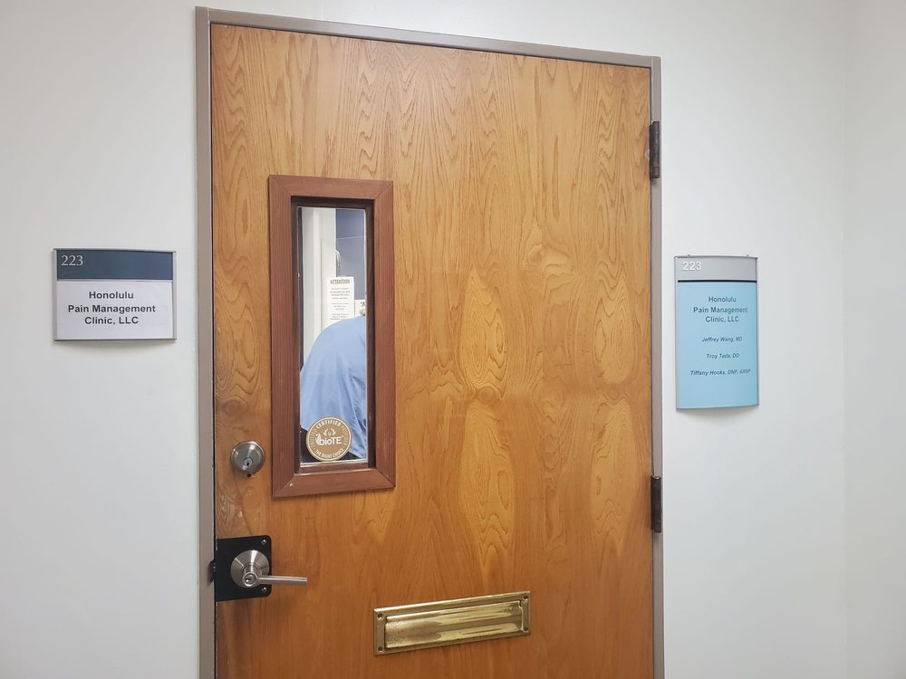 HONOLULU PAIN MANAGEMENT Updated September 2024 981247 Kaʻahumanu