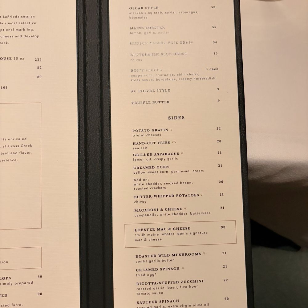 Don's Prime - Menú 7/15:26 - Steakhouses Near Me - Las Vegas, Nevada Don's Prime - Menú 7/15:26 - Steakhouses Near Me - Las Vegas, Nevada