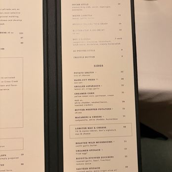 Don's Prime - Menú 7/15:26 - Steakhouses Near Me - Las Vegas, Nevada