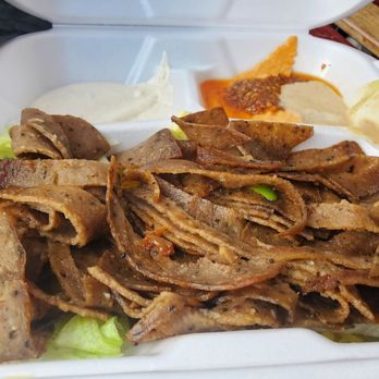 Cairo Station Cafe - Beef rice plate - Egyptian Near Me - Oakland, California
