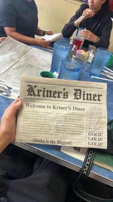 Menu photo 5 Kriner's Diner Anchorage, AK