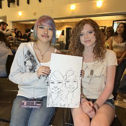 Caricatures by Mary - Fun ladies to draw in Santa Cruz!
