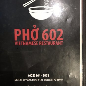 Pho 602 Vietnamese Restaurant - Menu - Vietnamese Near Me - Phoenix, Arizona Pho 602 Vietnamese Restaurant - Menu - Vietnamese Near Me - Phoenix, Arizona