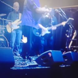 Musicologie Anderson - Not a great photo, but that is one of Jeremy's five year students (me) playing bass at the Woodward Theater.