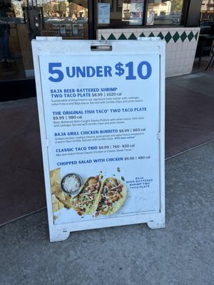 Menu photo 3 Rubio's Coastal Grill Santa Ana, CA