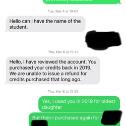 A Precision Driving School - 3of3 - I had no choice, but to file a dispute with my credit card. Even after filing the dispute, they still did not want to refund me.
