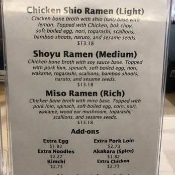 Ramen By Uzu - Menu - Ramen Near Me - Washington, DC, District of Columbia