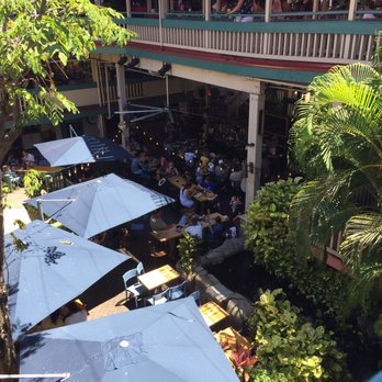 Down the Hatch Maui - Dining area from above - Seafood Near Me - Lahaina, Hawaii