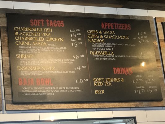 Menu photo 3 Baja Fish Tacos Laguna Niguel, CA
