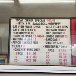 Chong's Meat & Fish Market - Menu As of December 7, 2022