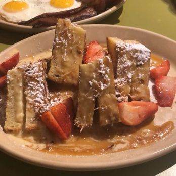 Snooze, an A.M. Eatery - This French toast is named perfectly! The OMG French toast is to die for. - Breakfast & Brunch Near Me - Katy, Texas Snooze, an A.M. Eatery - This French toast is named perfectly! The OMG French toast is to die for. - Breakfast & Brunch Near Me - Katy, Texas
