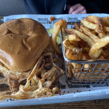 Omaha Tap House - Pepperwood - Hickory Burger and fries. So good - Bars Near Me - Omaha, Nebraska Omaha Tap House - Pepperwood - Hickory Burger and fries. So good - Bars Near Me - Omaha, Nebraska